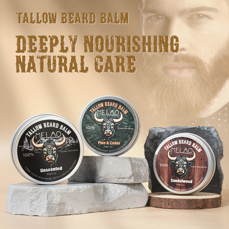 Men's Beard Soap Butter Care Softening Moisturizing