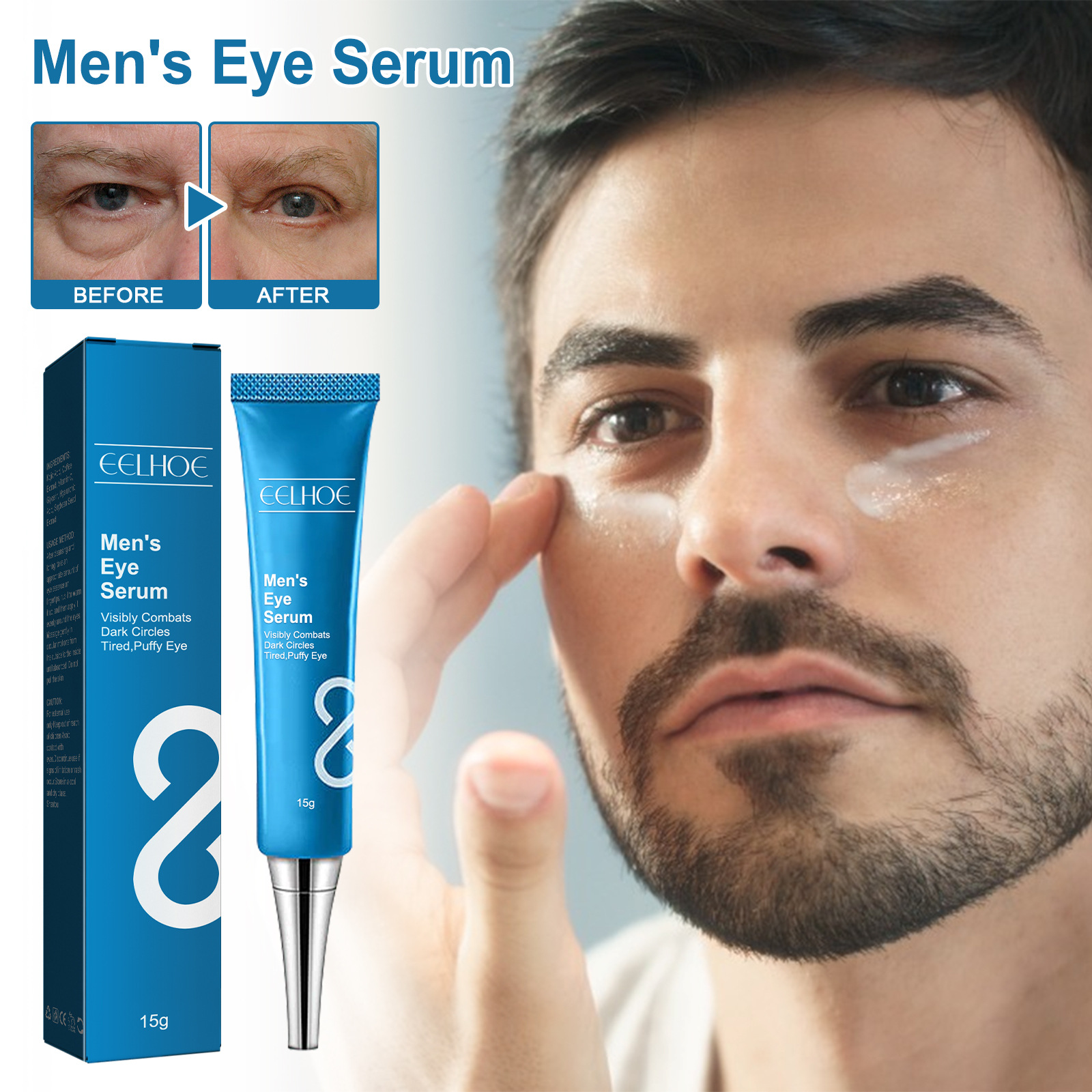 Men's Eye Gentle Moisture Replenishment Daily Moisturizing Skin Elastic Moisturizing Care