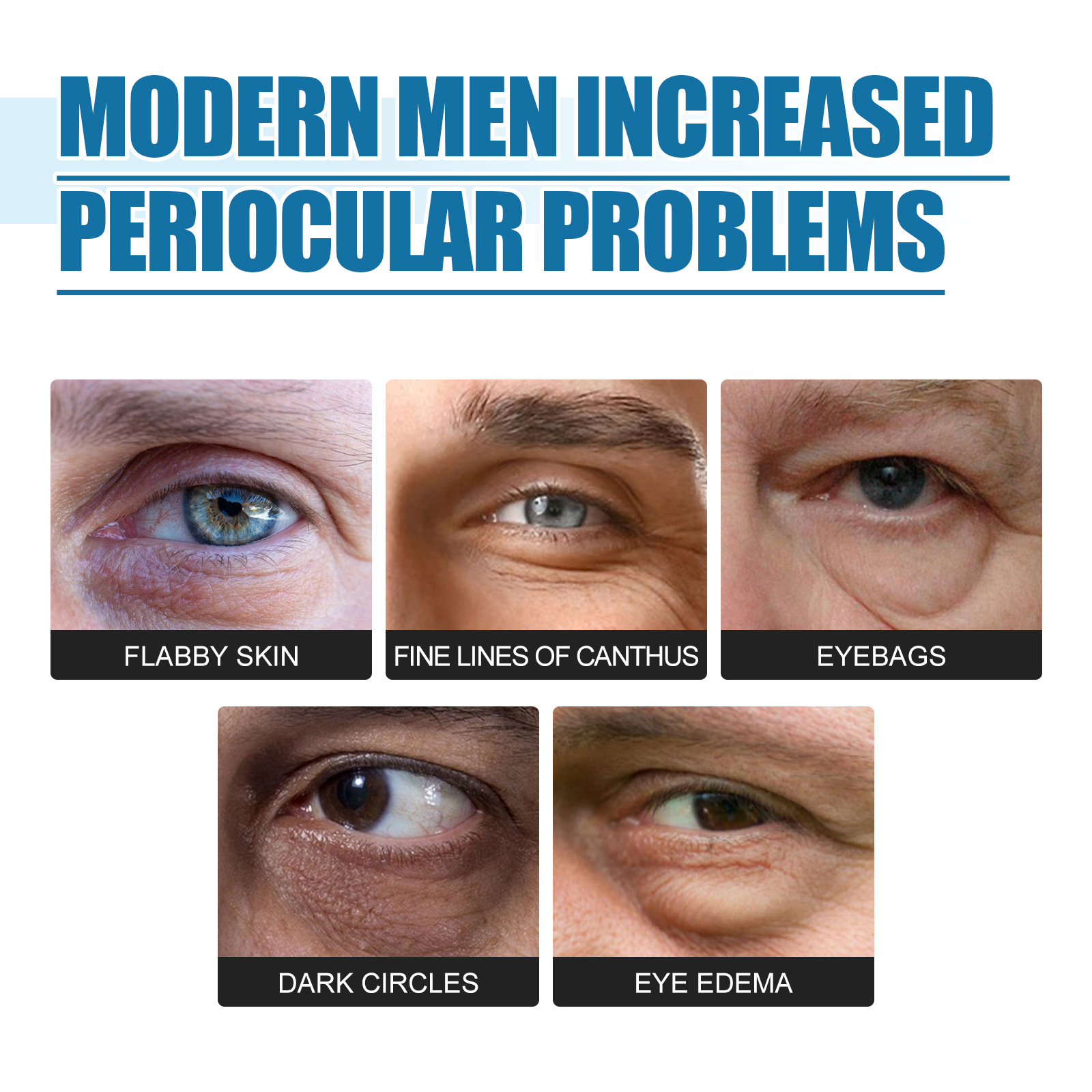 Men's Eye Gentle Moisture Replenishment Daily Moisturizing Skin Elastic Moisturizing Care