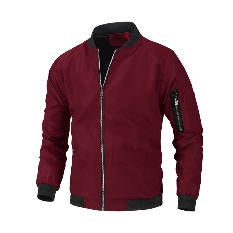 Men's Jacket Autumn Foreign Trade Baseball Uniform Plus Size Casual Jacket Men