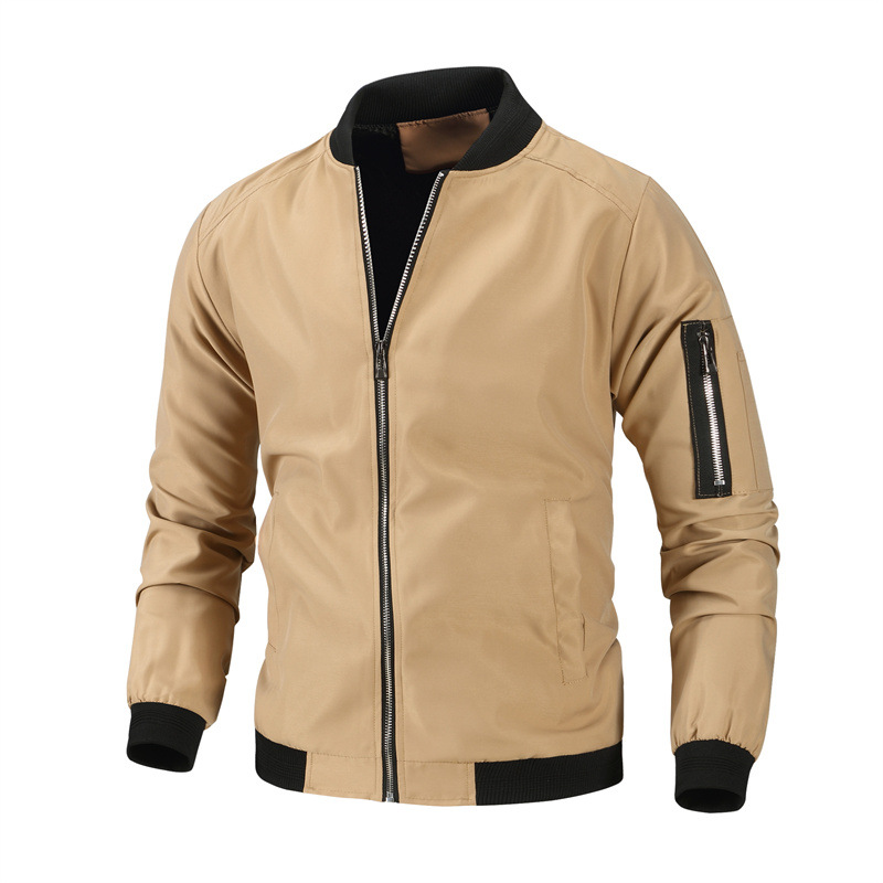 Men's Jacket Autumn Foreign Trade Baseball Uniform Plus Size Casual Jacket Men