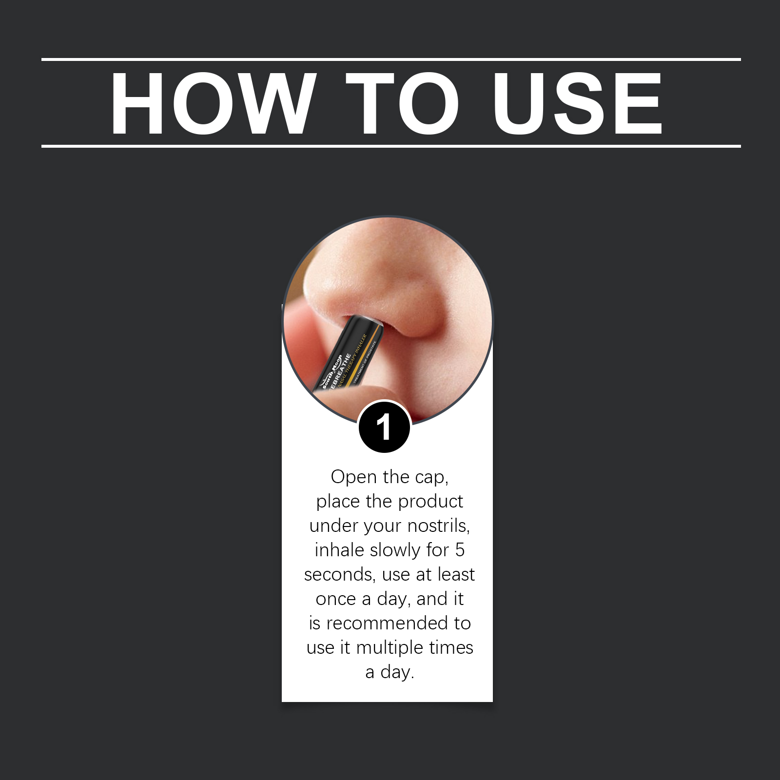Men S Relaxing Inhalation Stick 1.8ml Box