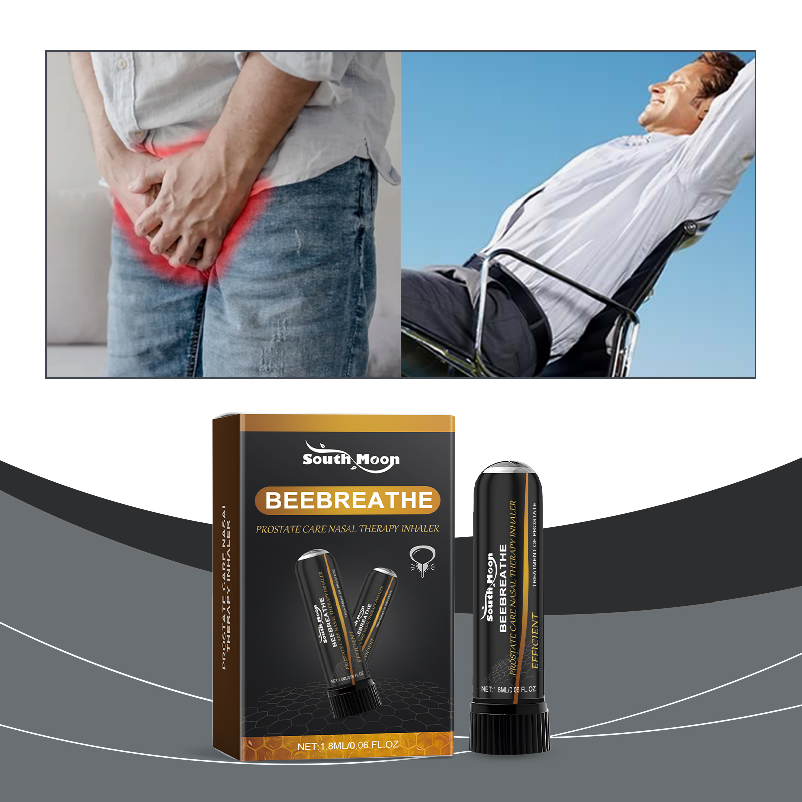 Men S Relaxing Inhalation Stick 1.8ml Box