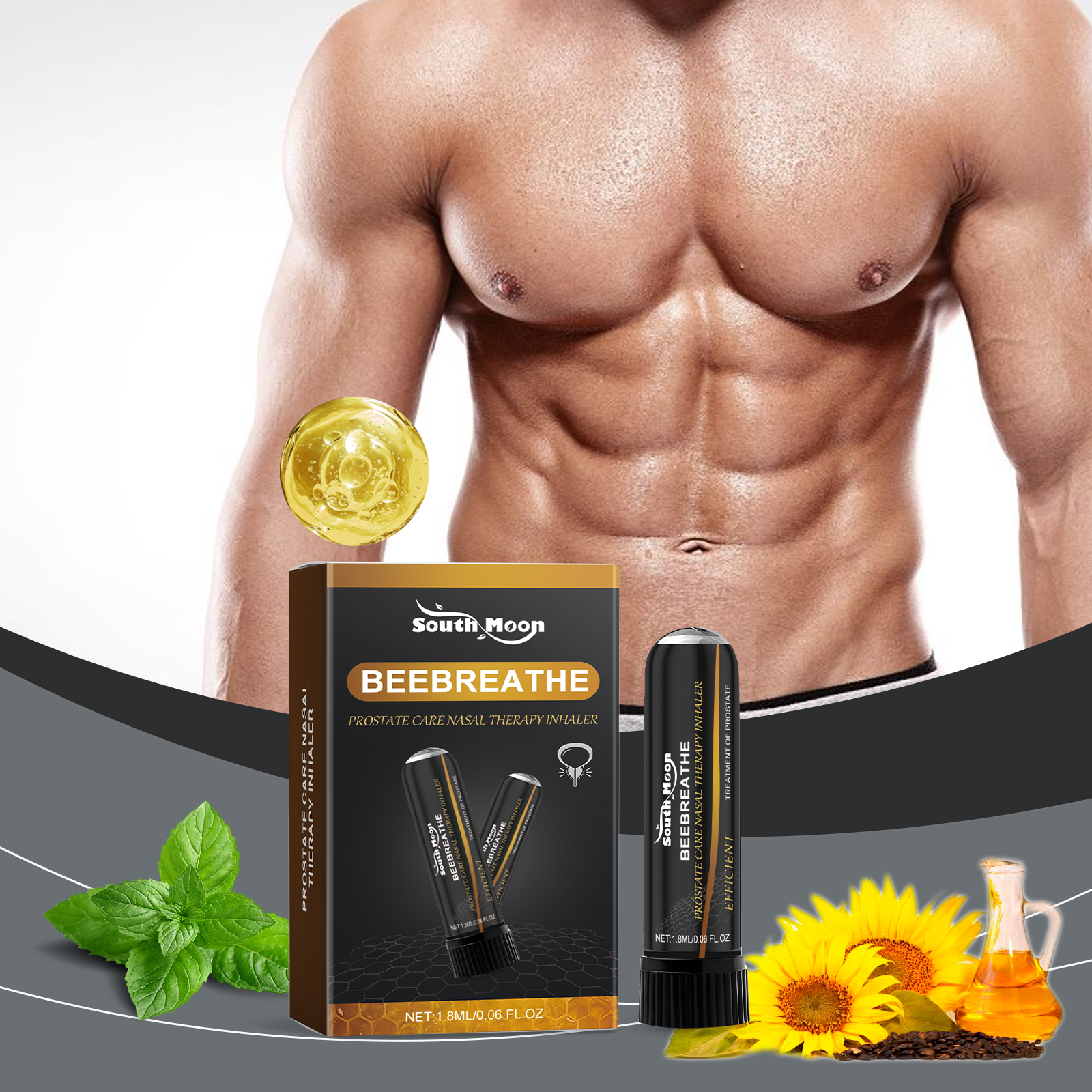 Men S Relaxing Inhalation Stick 1.8ml Box
