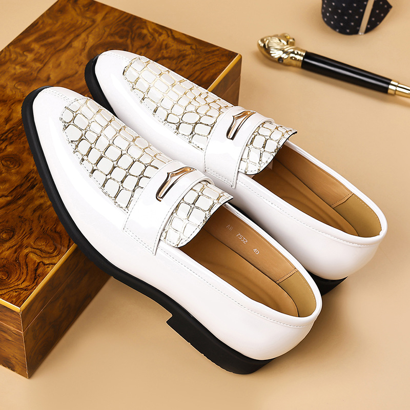 Men's Round-toe Black Casual Dress Shoes