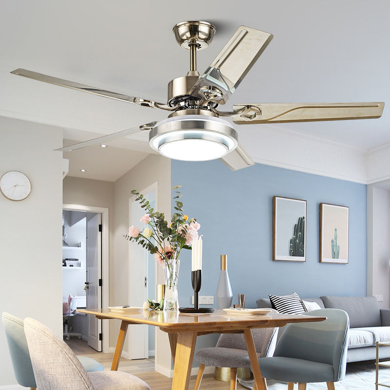 Modern otthoni étkező hálószoba nagy szél, integrált fényventilátorral