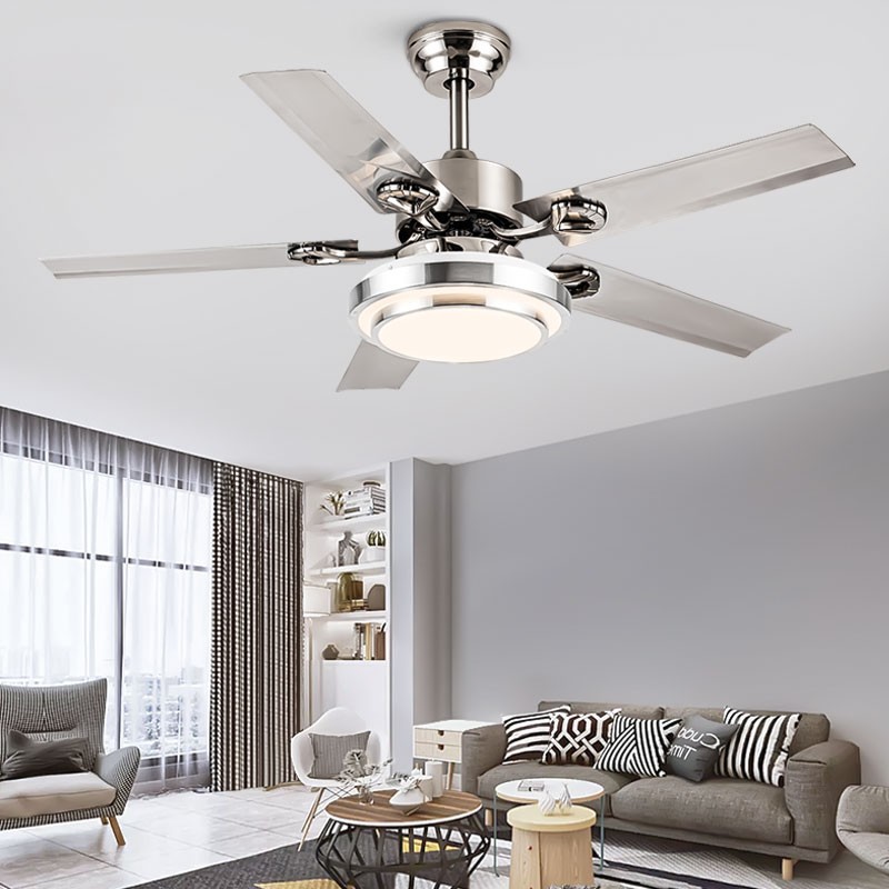Modern otthoni étkező hálószoba nagy szél, integrált fényventilátorral