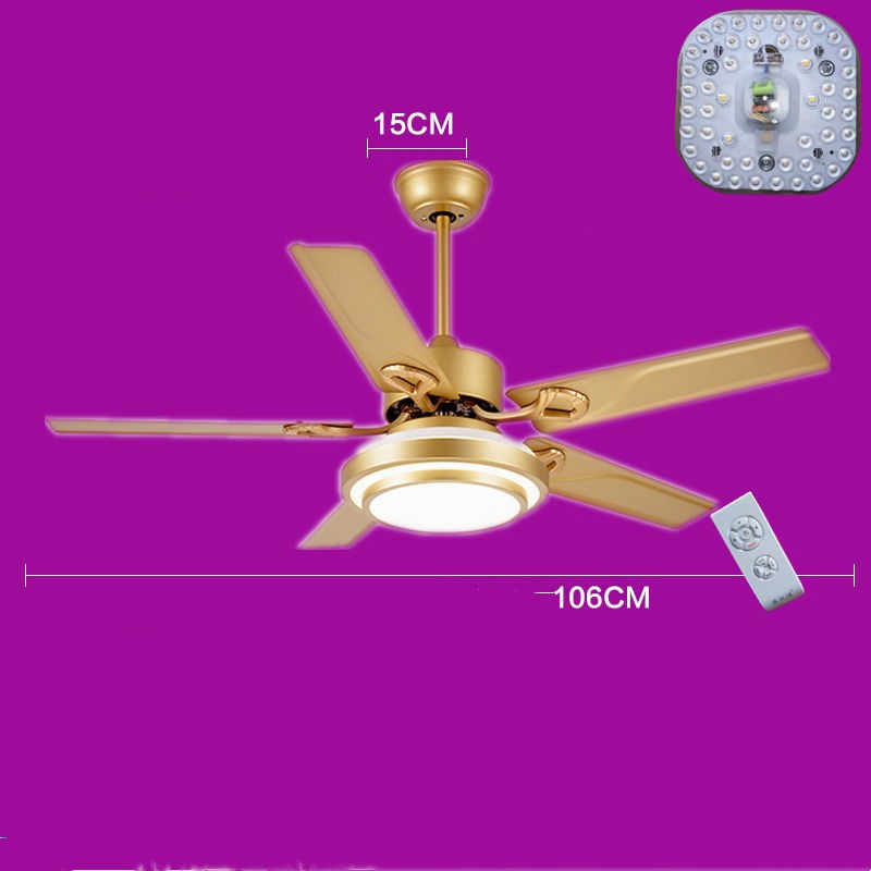 Modern otthoni étkező hálószoba nagy szél, integrált fényventilátorral