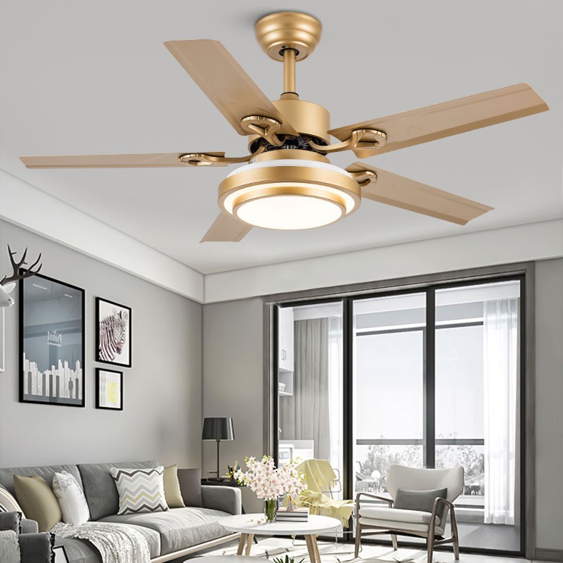 Modern otthoni étkező hálószoba nagy szél, integrált fényventilátorral