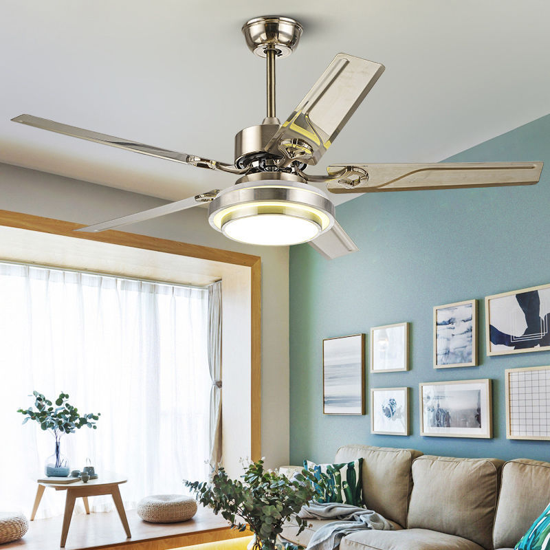 Modern otthoni étkező hálószoba nagy szél, integrált fényventilátorral