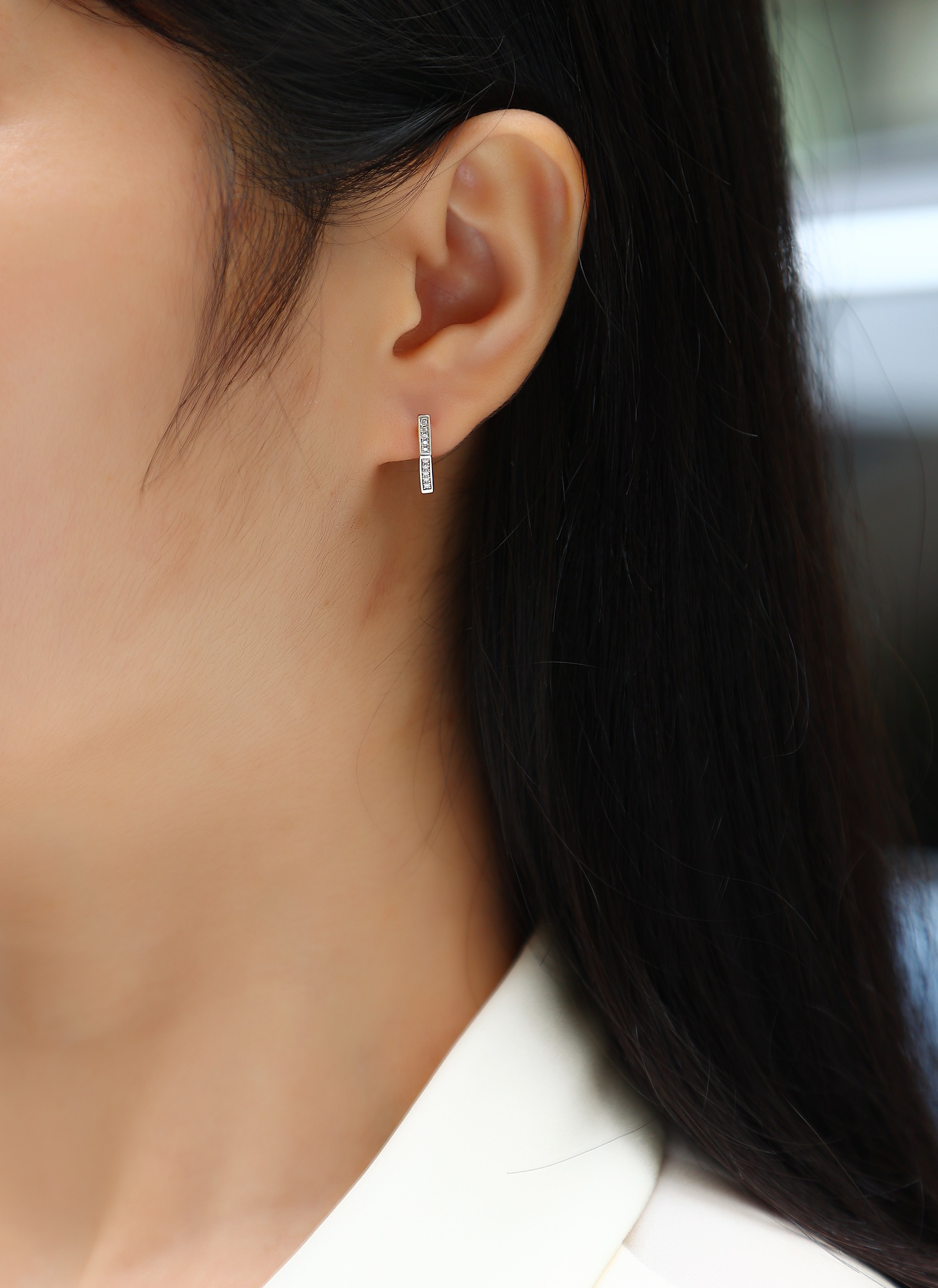 Mood - Earrings Set With Top-quality Moissanite Silver And Platinum-plated Stud Earrings