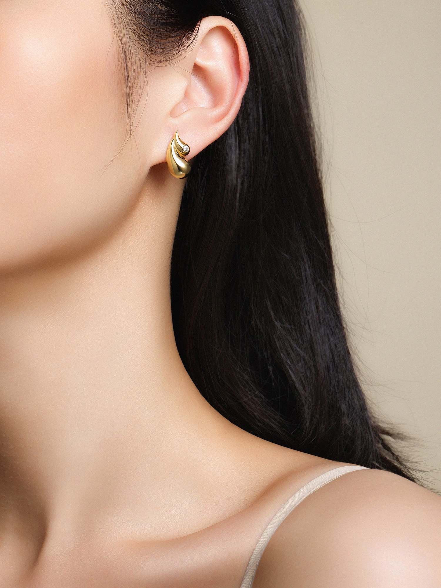 Morning Dew - Premium Moissanite Luxury Fashion Light Luxury Jewelry Silver Stud Earrings