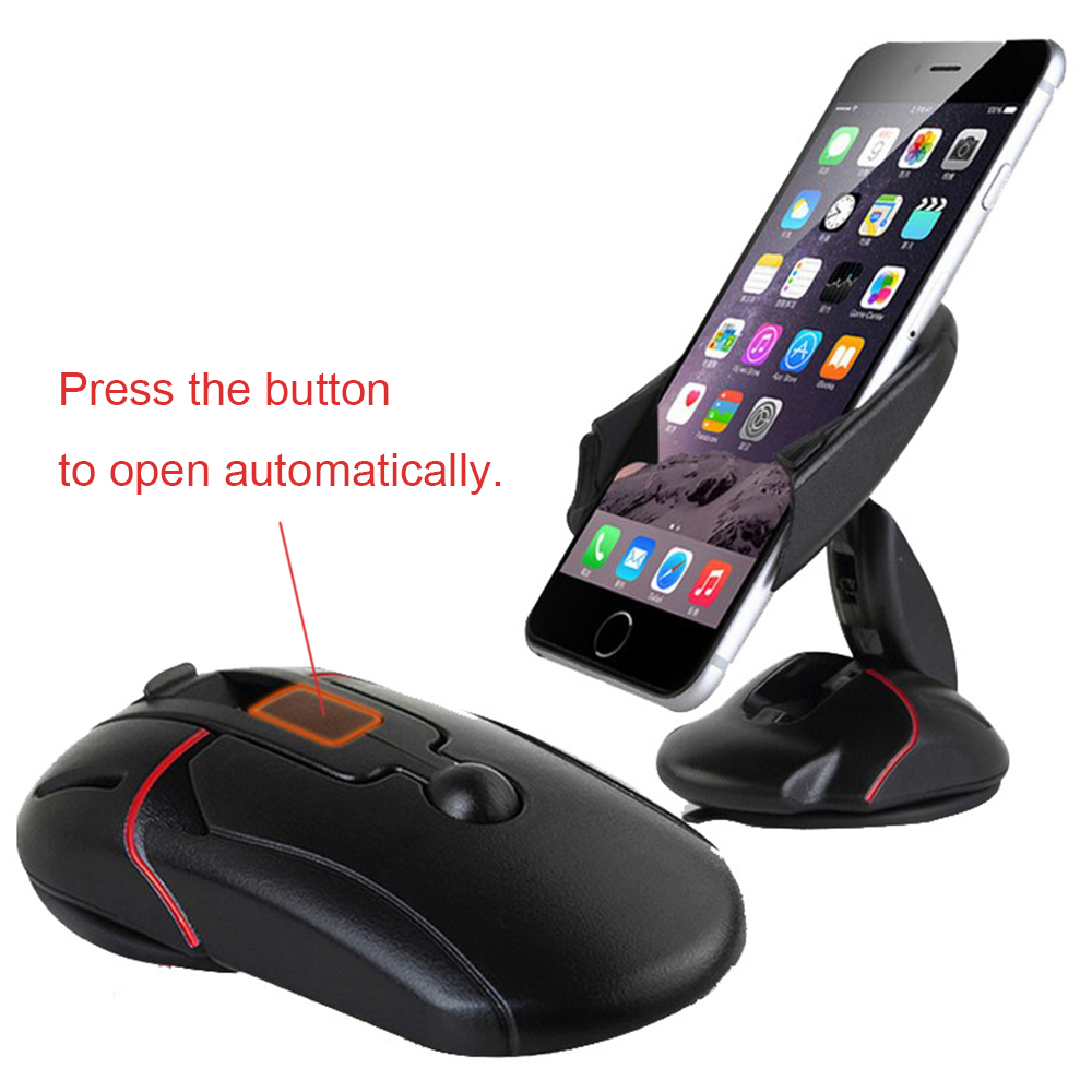 Mouse bracket for creative car mobile navigation