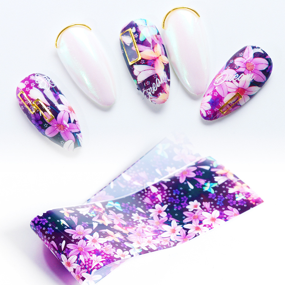 Nail Art Star Sticker Ins Valentine's Day Flower Sea