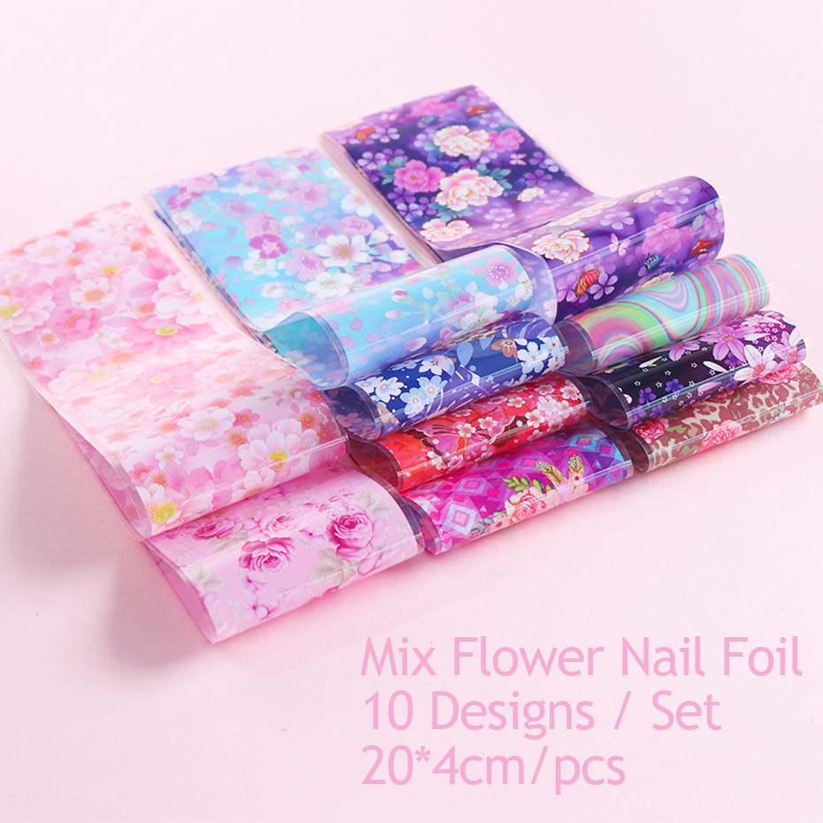 Nail Art Star Sticker Ins Valentine's Day Flower Sea