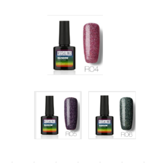 Nail free, long-lasting, non-toxic, nail polish, ROSALIND phototherapy glue, star studded