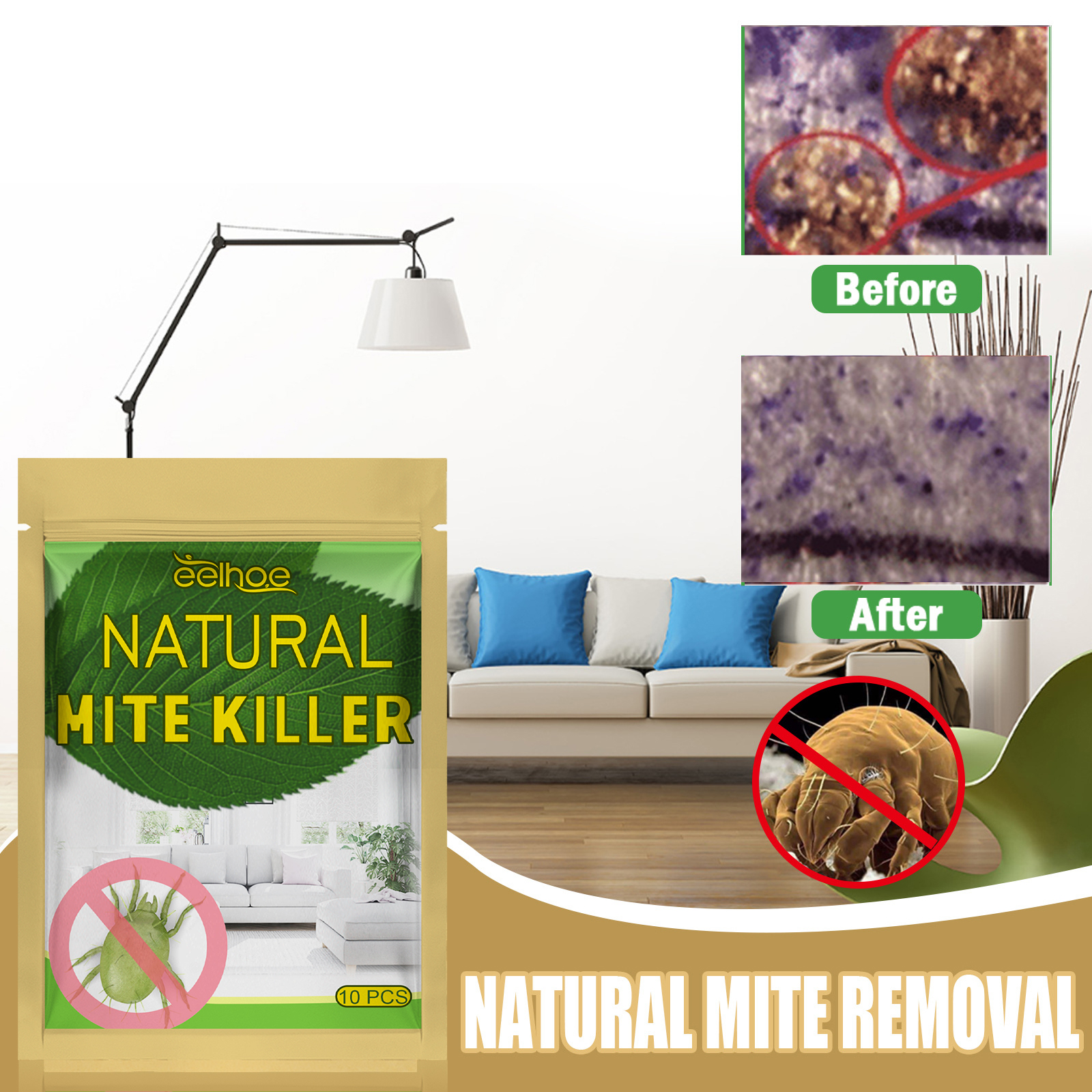 Natural Mite Removal Bag 10pcs-bag