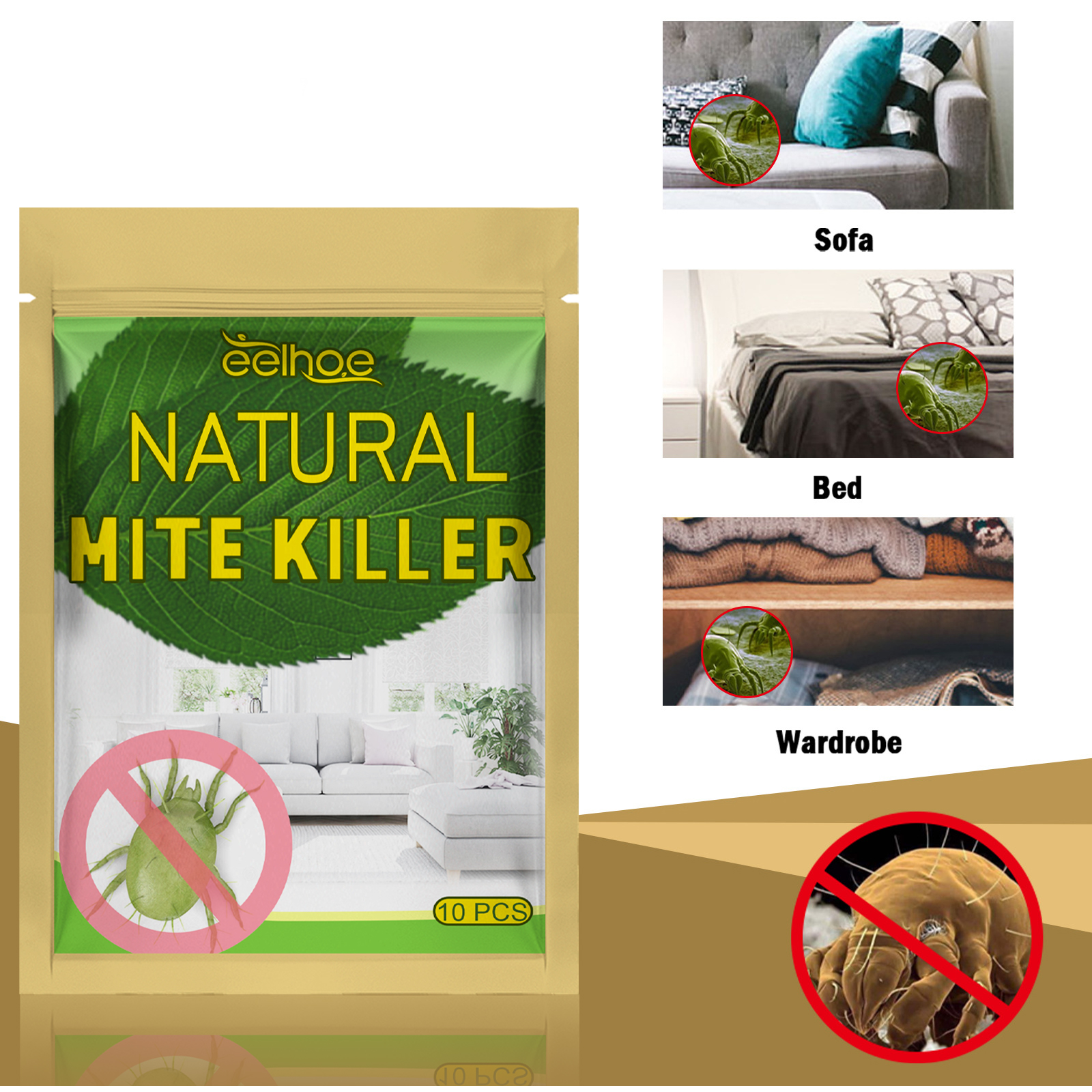 Natural Mite Removal Bag 10pcs-bag