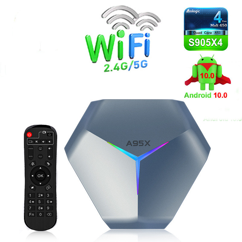 Hálózati lejátszó 8K TV set-top box, kétsávos Wifi