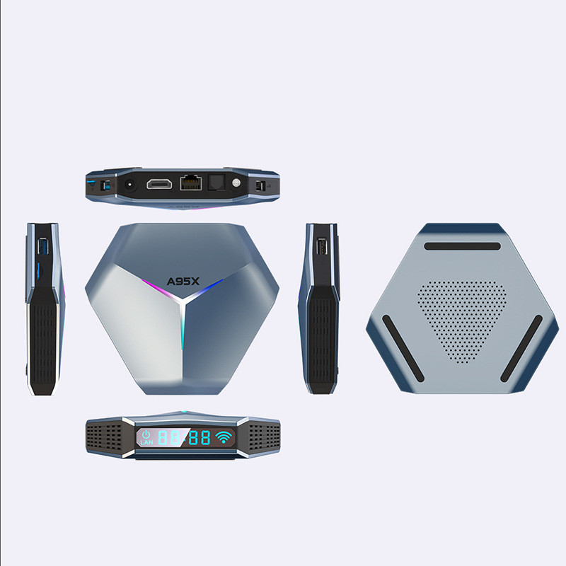 Hálózati lejátszó 8K TV set-top box, kétsávos Wifi
