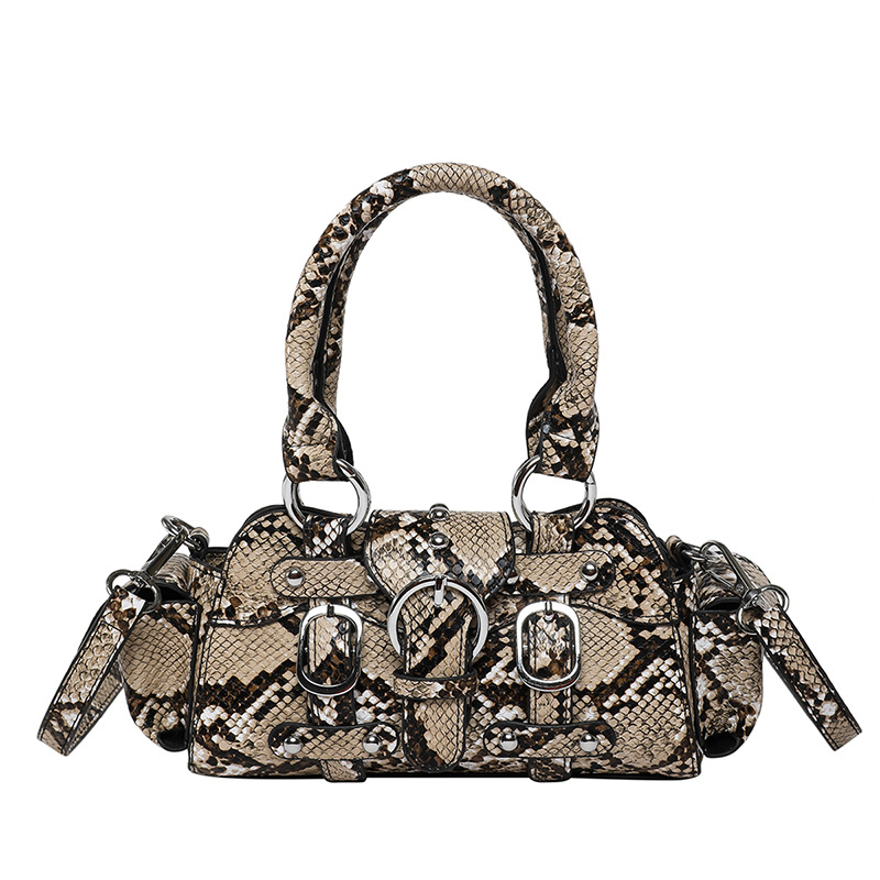 New European And American Fashion Snake-pattern Handbag