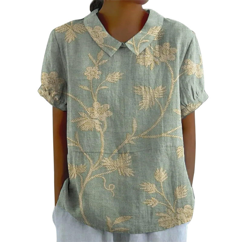 New Womens Short-sleeve Shirt