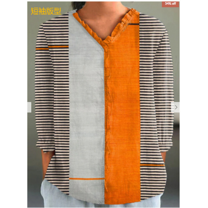New Womens Short-sleeve Shirt
