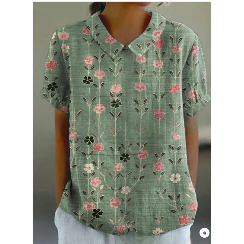 New Womens Short-sleeve Shirt
