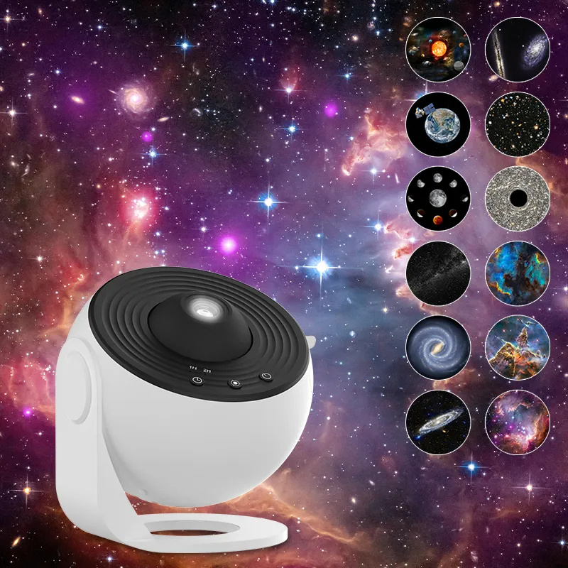 Nachtlicht Galaxy Projektor Sternenhimmel Projektor 360 drehbare Planetariumslampe für Kinder