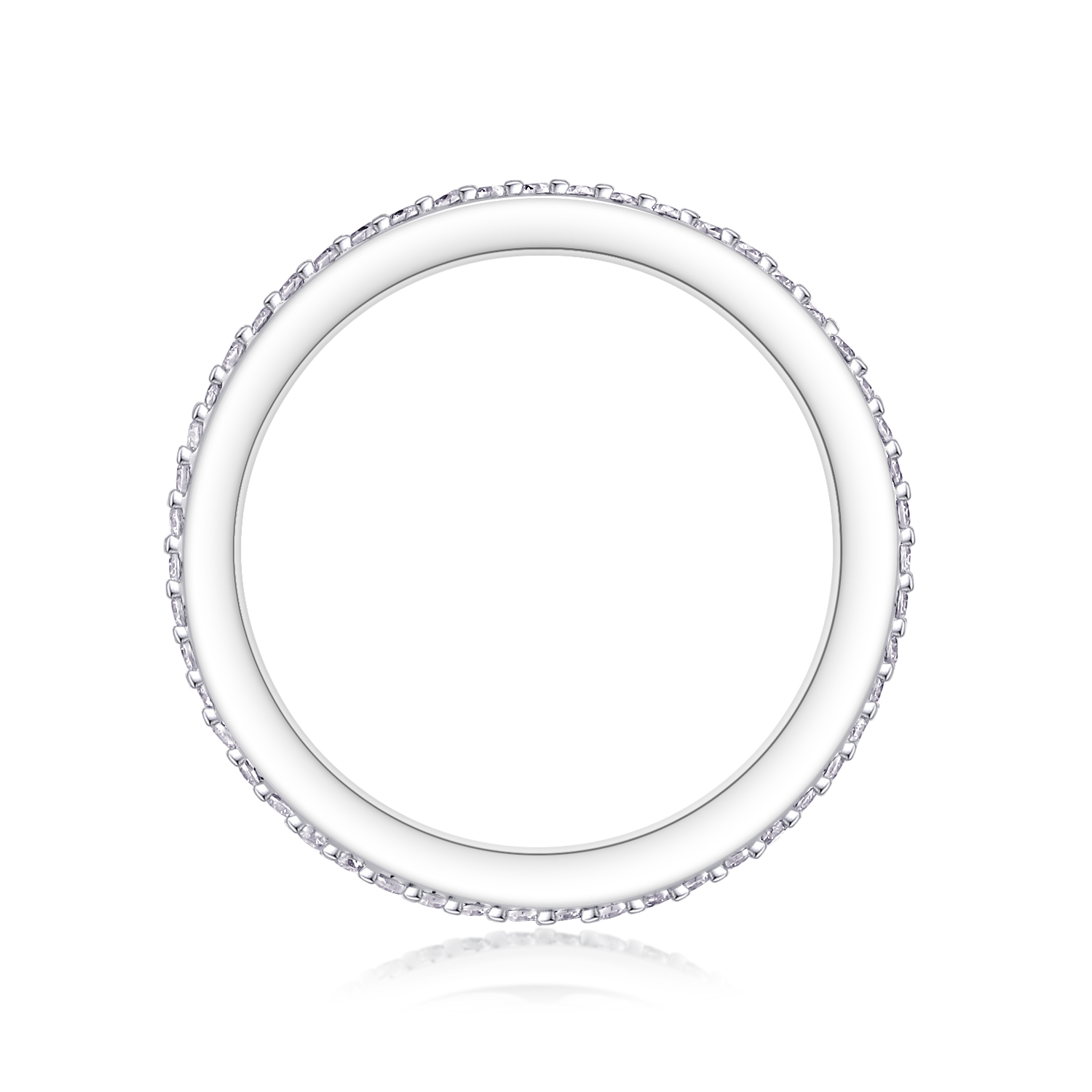 Note - A Wedding Ring Set With Top-quality Square Moissanite In Silver And