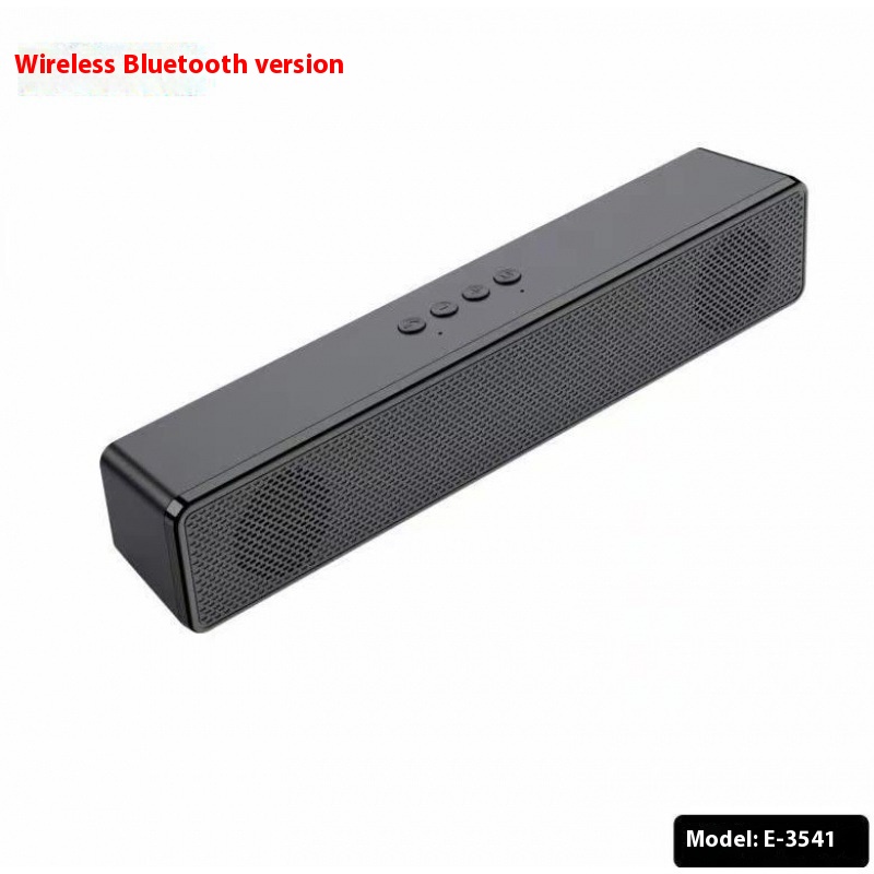 Langer Notebook-Desktop-Bluetooth-Lautsprecher mit Extra-Bass