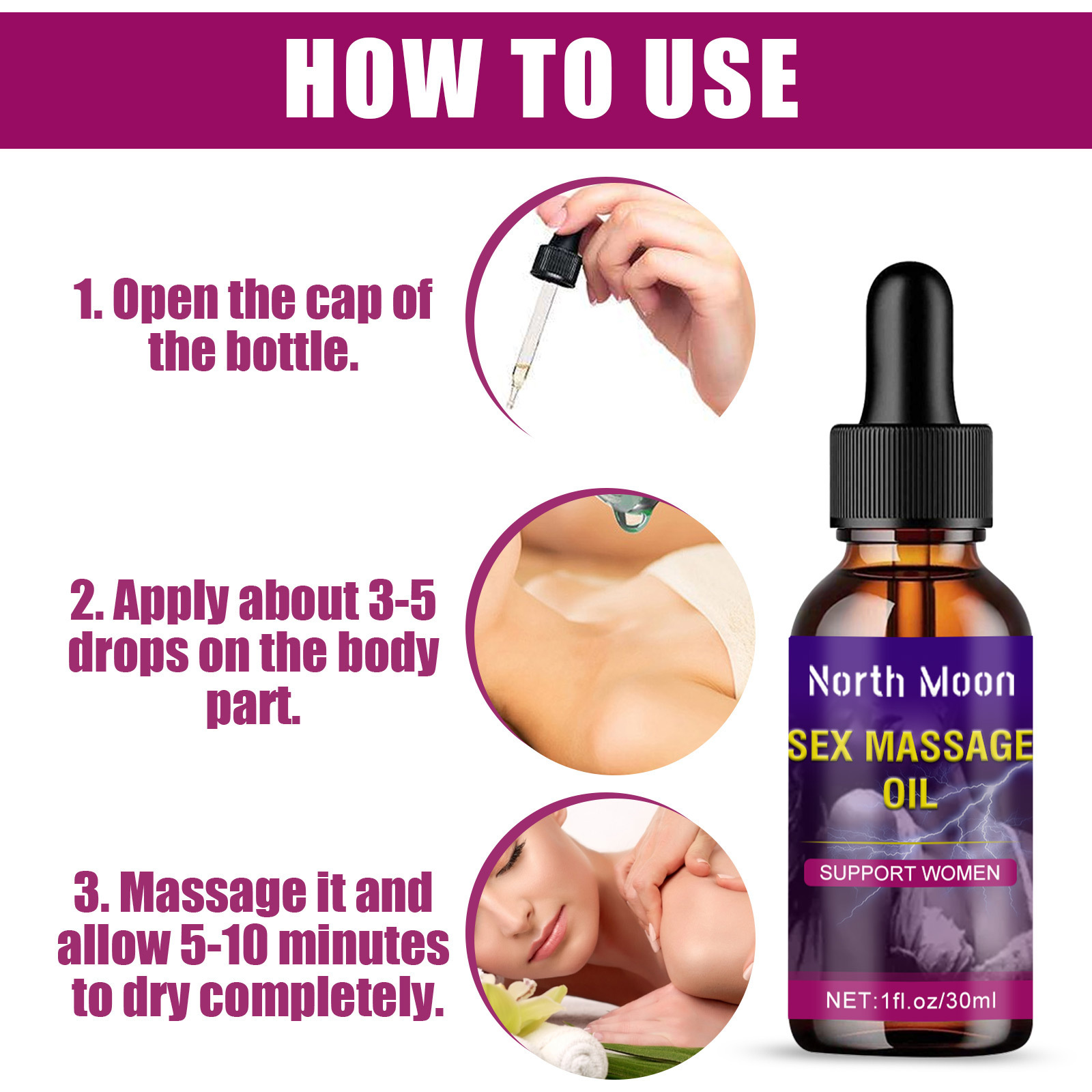 Nourishing And Firming Female Body Skin Massage Care Solution