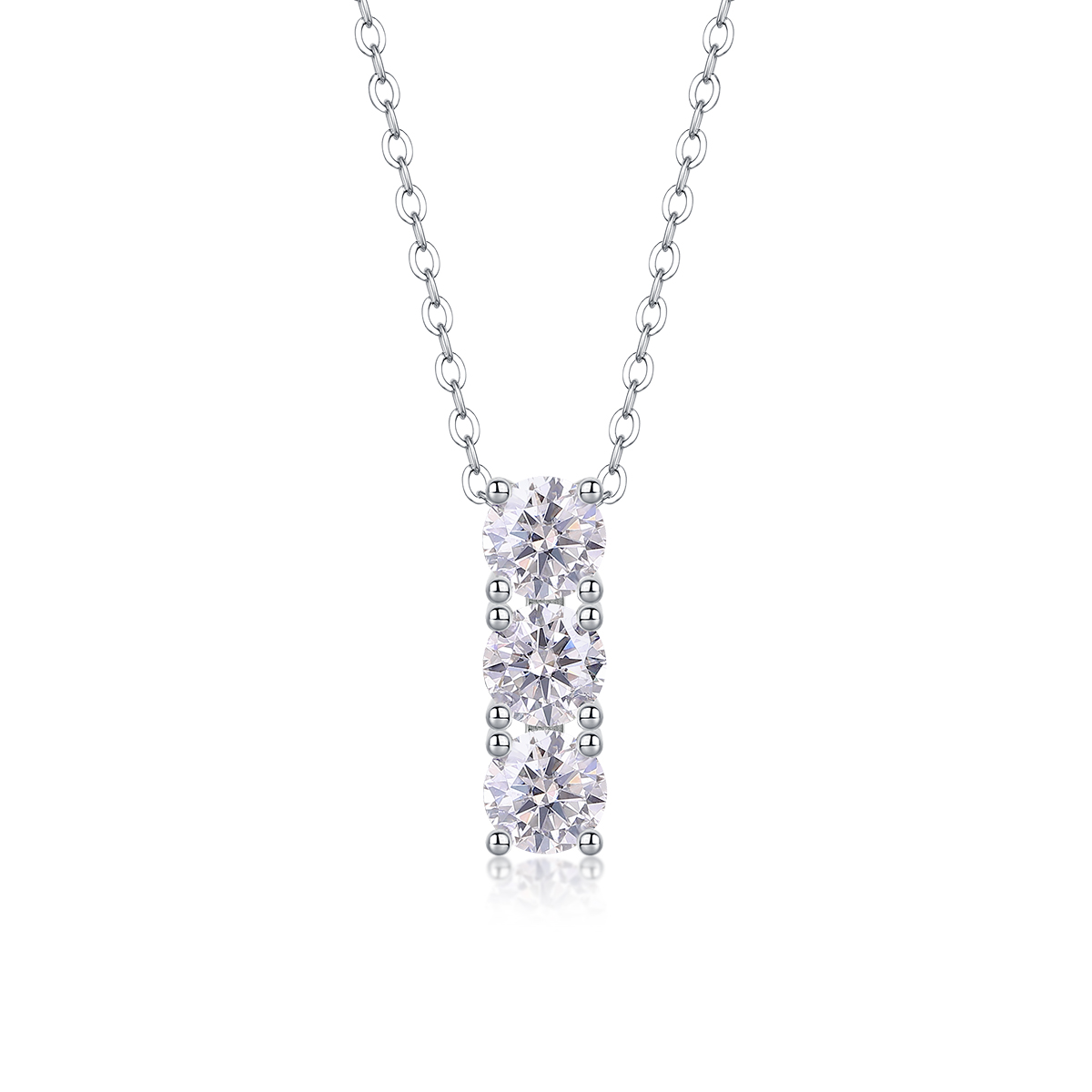 One-character Circle - A Fashionable And Light Luxury Jewelry Pendant Necklace Set With