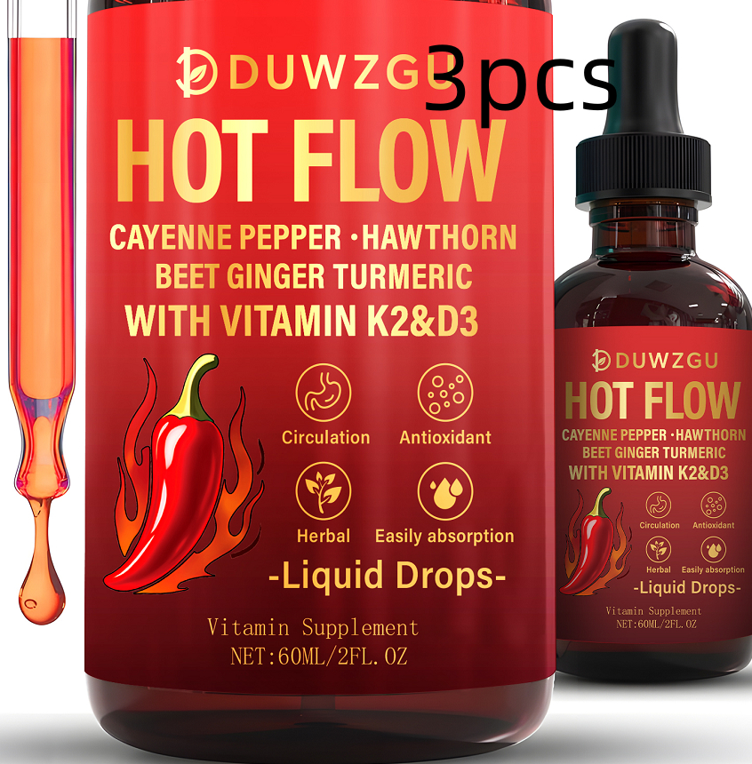 Optimum Botanical Liquid Drops 60ml Cinnamon, Ginseng Cayenne Pepper