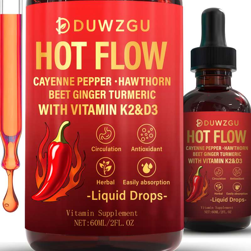 Optimum Botanical Liquid Drops 60ml Cinnamon, Ginseng Cayenne Pepper