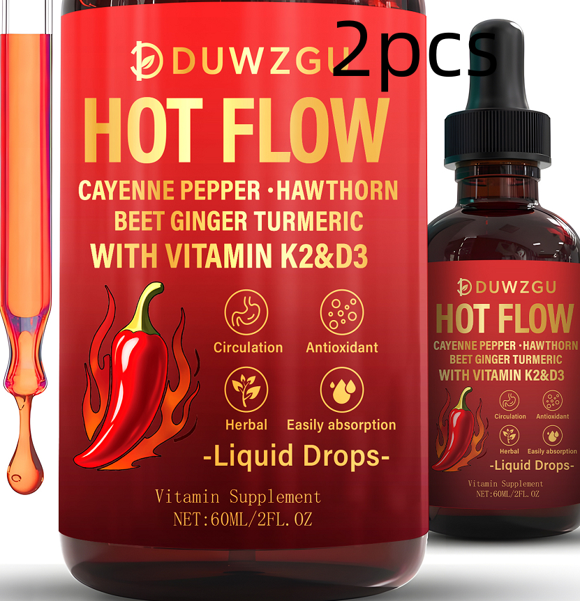 Optimum Botanical Liquid Drops 60ml Cinnamon, Ginseng Cayenne Pepper