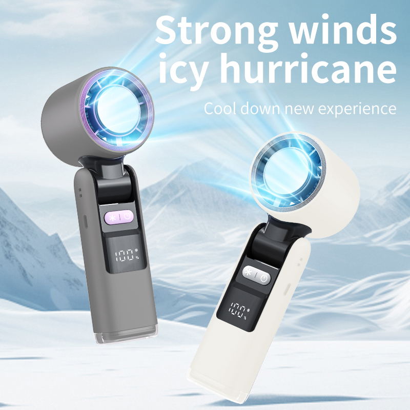 Portable Handheld Fan, Speed Adjustable Turbo Mini Fan, Reduced Temperature Mode