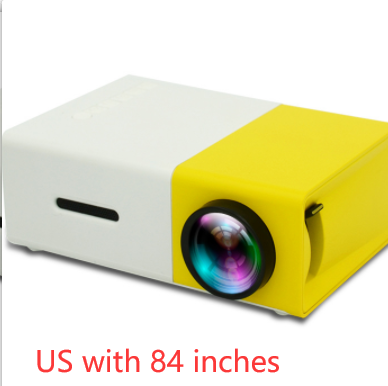 Proyector portátil 3D Hd Led cine en casa cine compatible con HDMI proyector de Audio Usb Yg300
