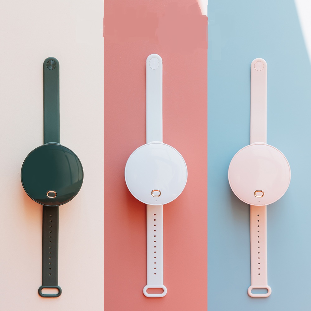 Tragbarer Handgelenk-Ventilator, blattloser USB-wiederaufladbarer, 3-Gang-verstellbarer Luftkühler, handgehalten