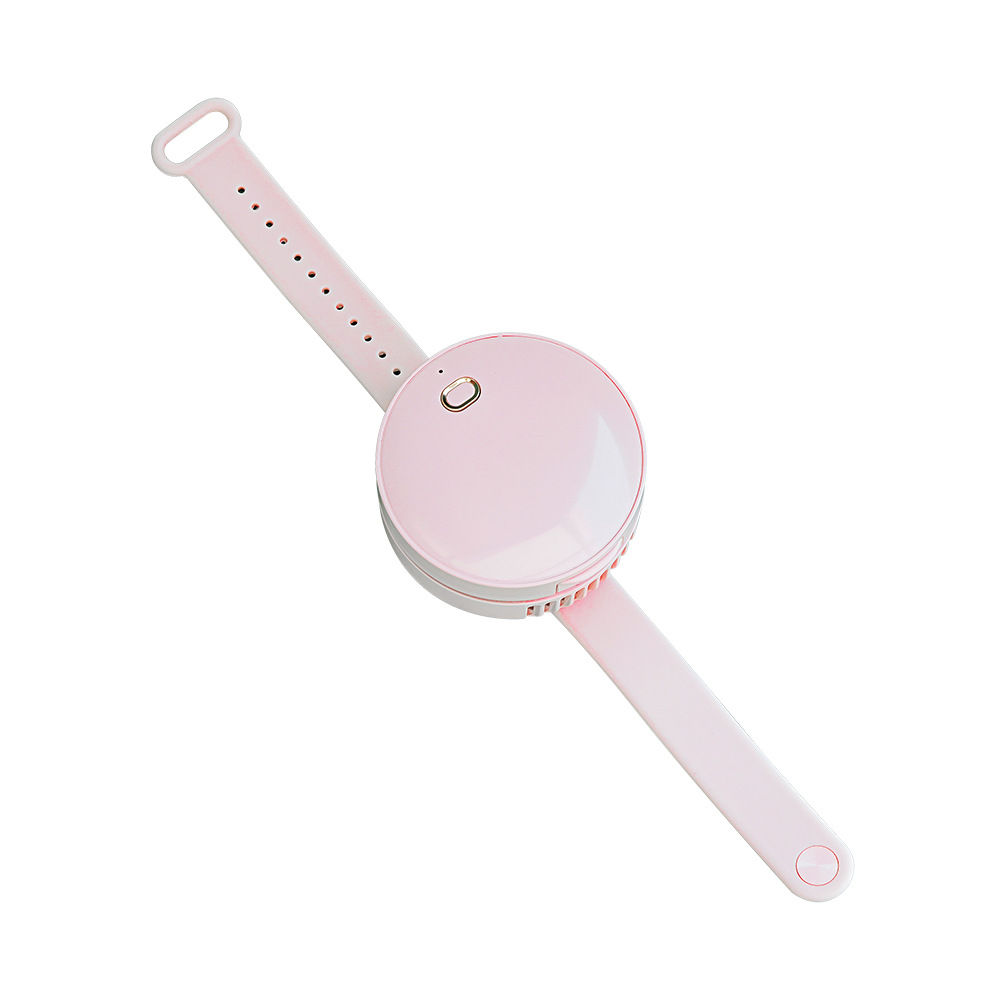Tragbarer Handgelenk-Ventilator, blattloser USB-wiederaufladbarer, 3-Gang-verstellbarer Luftkühler, handgehalten