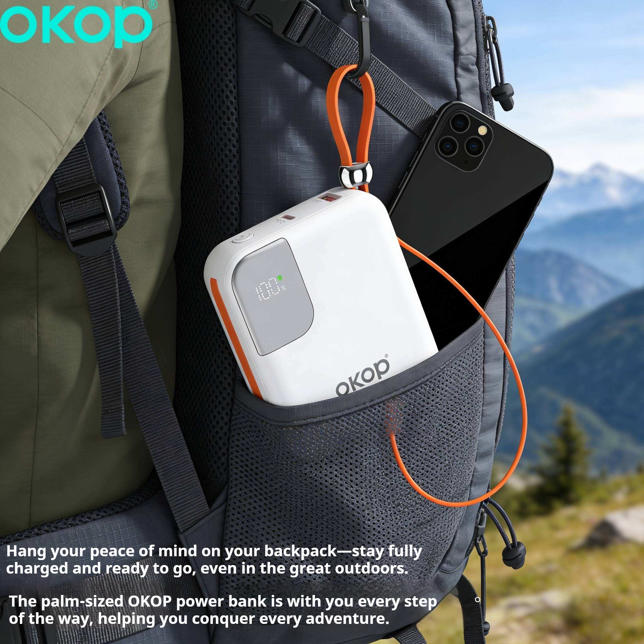 Power Bank 10,000mAh Fast Charging High Capacity Compact Portable Digital Battery Display