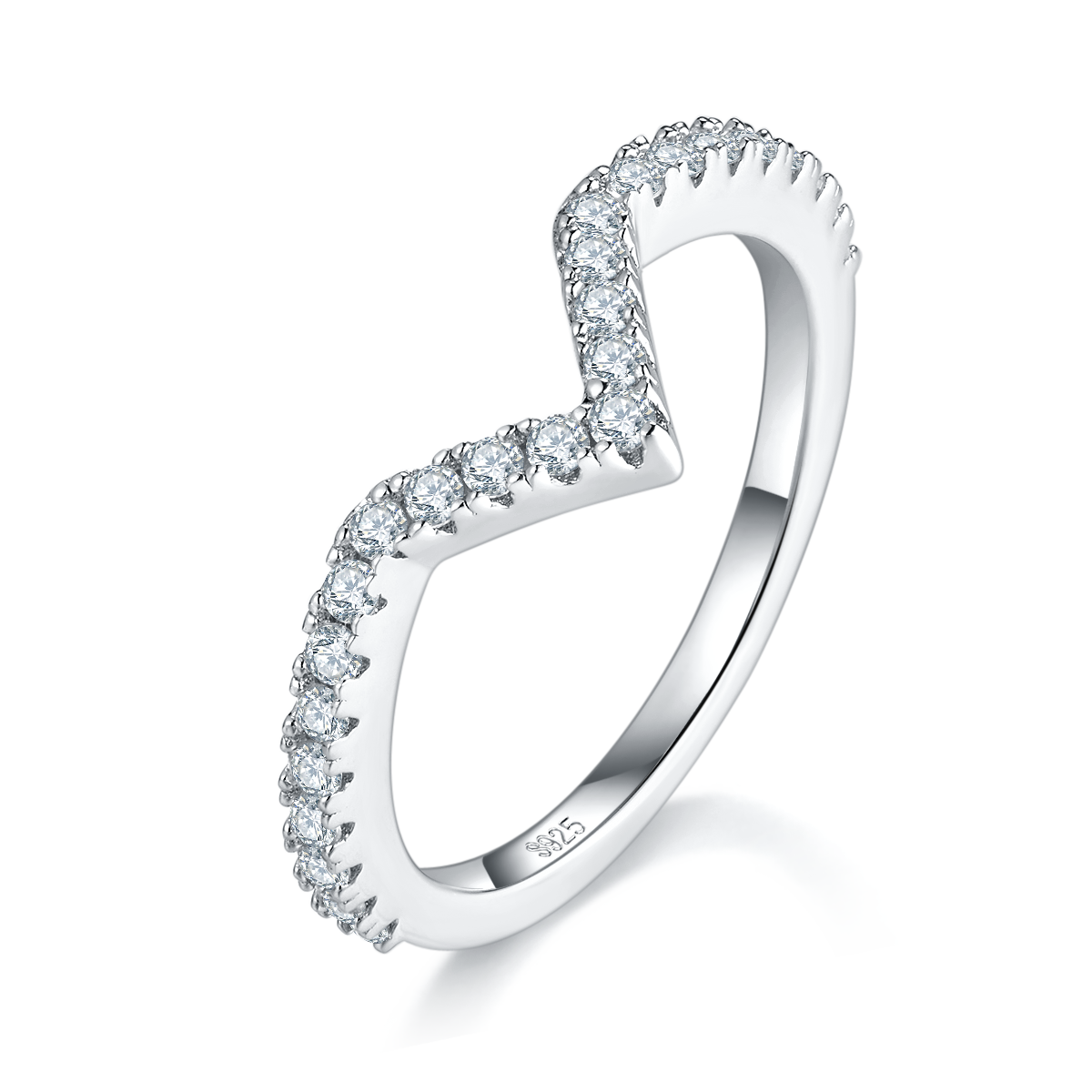 Juego de anillos de compromiso de moissanita de talla princesa, plata, 1 quilate, Color D, alianza de boda VVS1 con