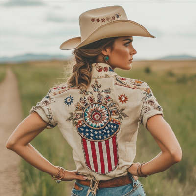 Printed Short-sleeve T-shirt Fashionable Top