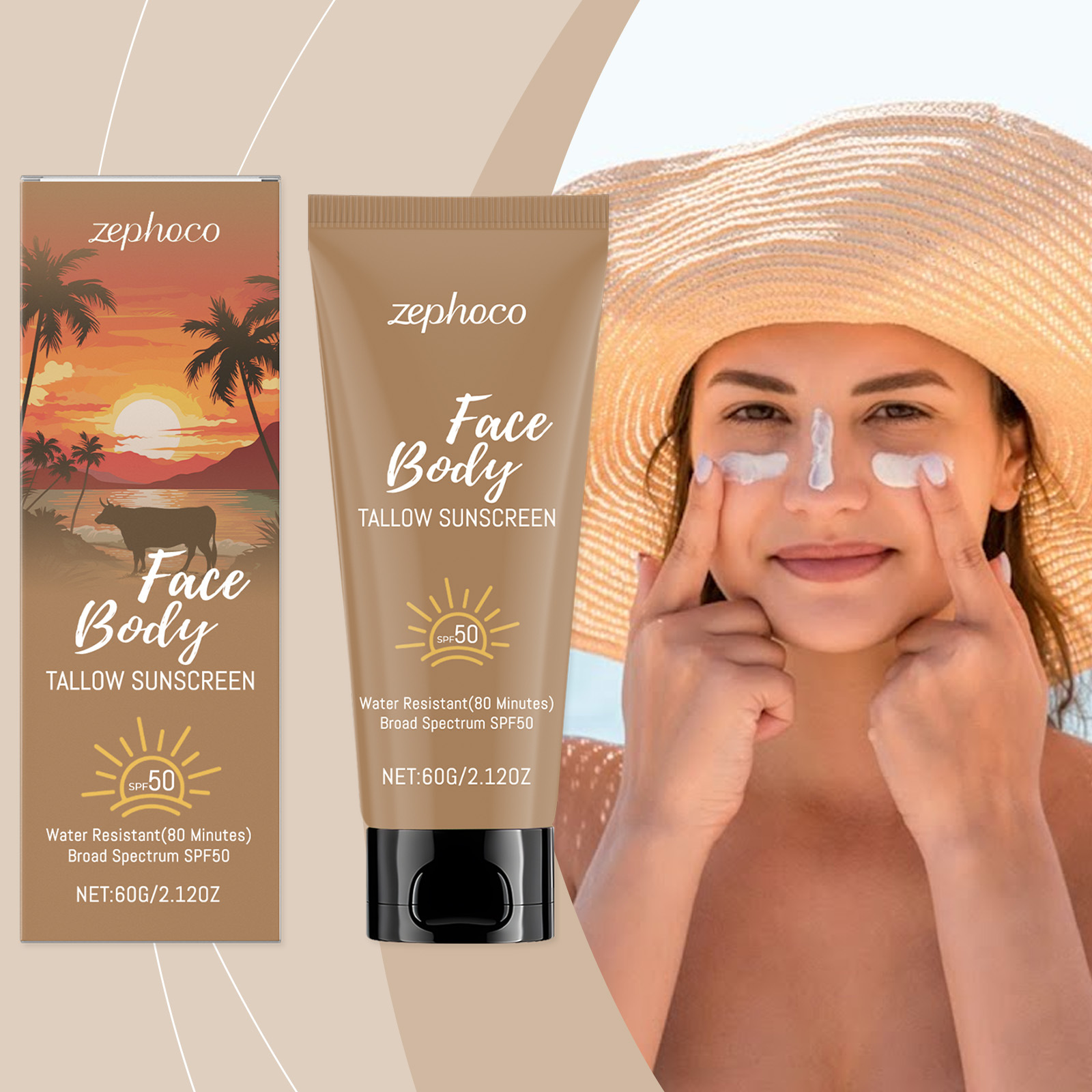 Refreshing Texture Not Oily Moisturizing And Caring Skin Isolation UV Protection Butter