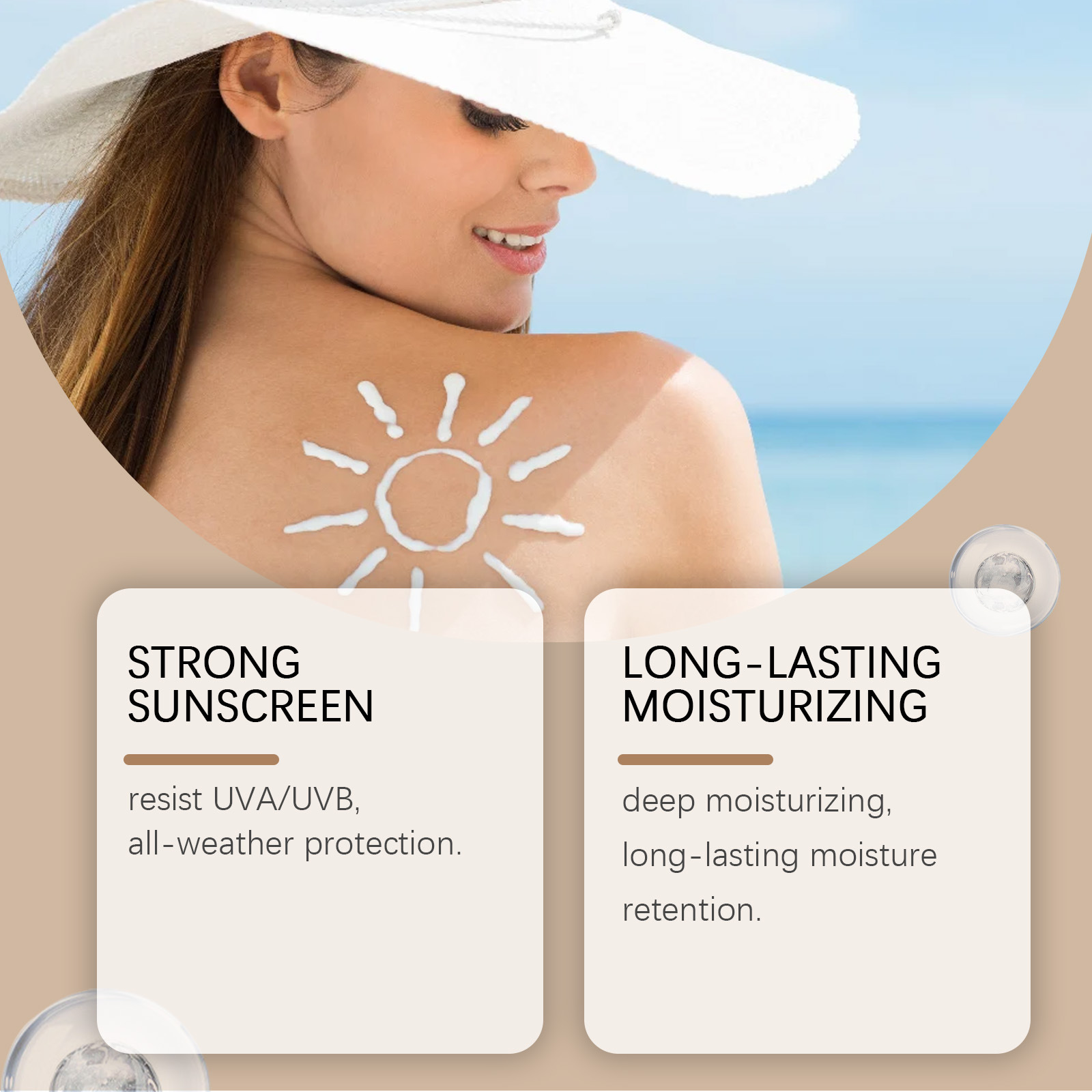 Refreshing Texture Not Oily Moisturizing And Caring Skin Isolation UV Protection Butter