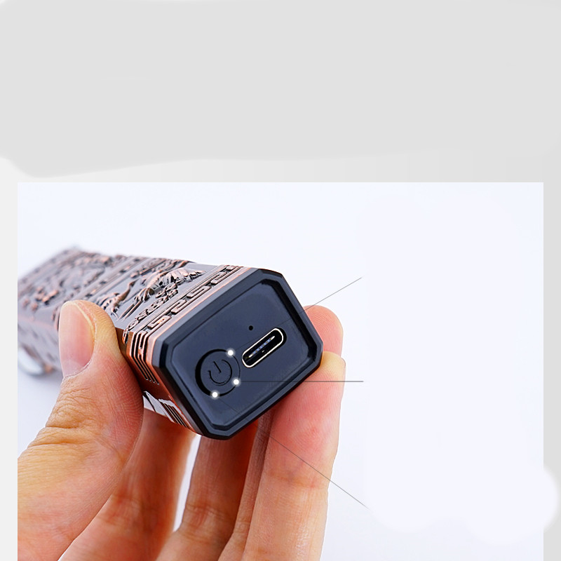 Elektrischer Fader mit Retro-Ölkopfgravur und eingekerbter Abstufung
