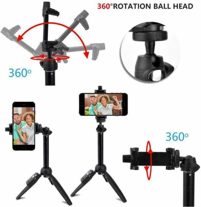 Selfie Stick Tripod 40 Bluetooth Remote Portable For IPhone And Android Phones