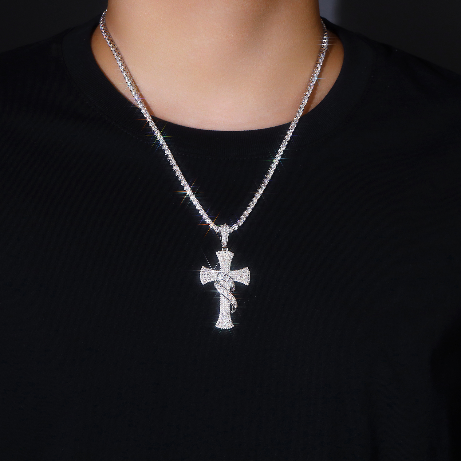 Set With Top-quality Moissanite, This Luxurious And Fashionable Light Luxury Trend Jewelry