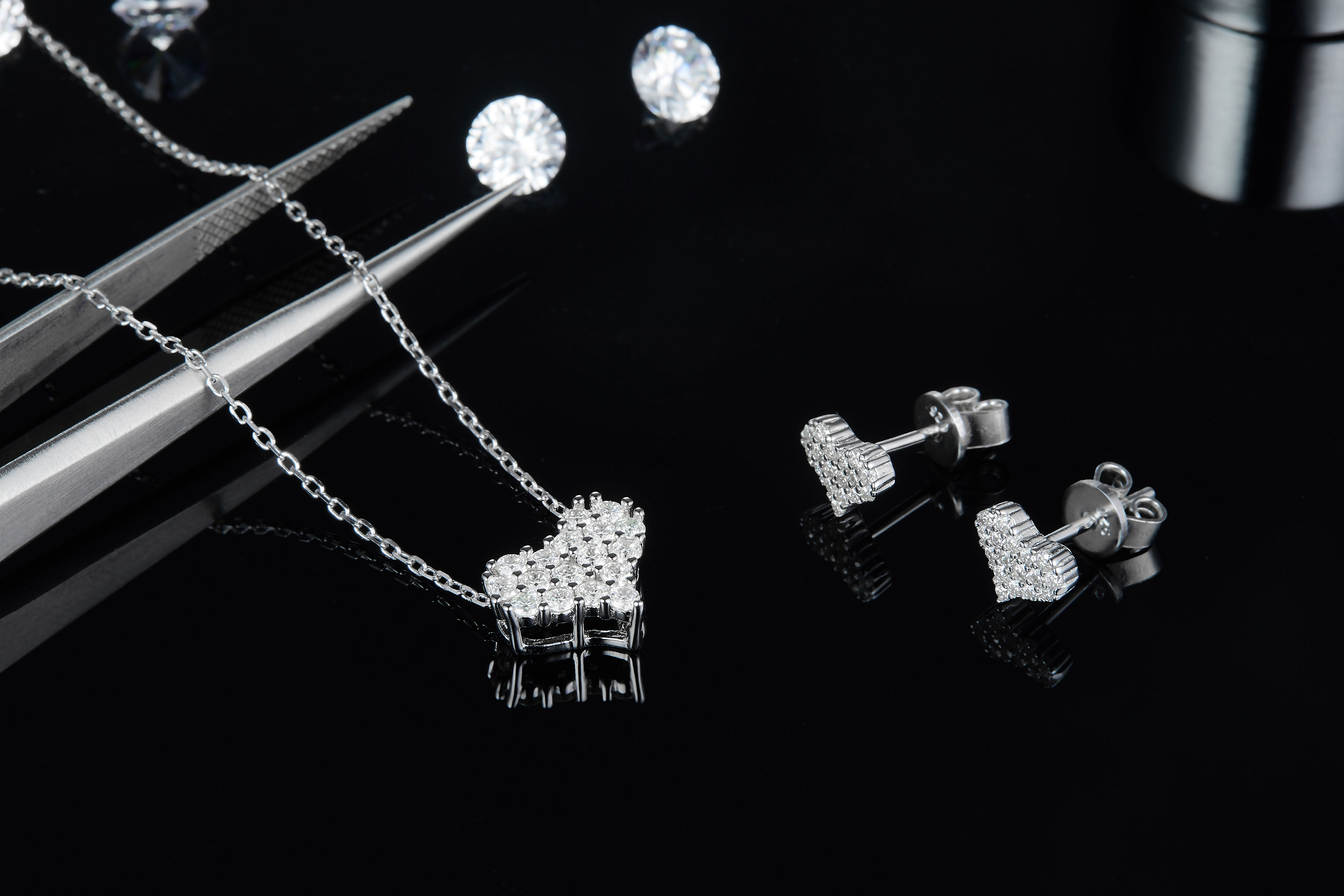 Set With Top-quality Moissanite, This Luxurious And Fashionable Light Luxury Trend Jewelry