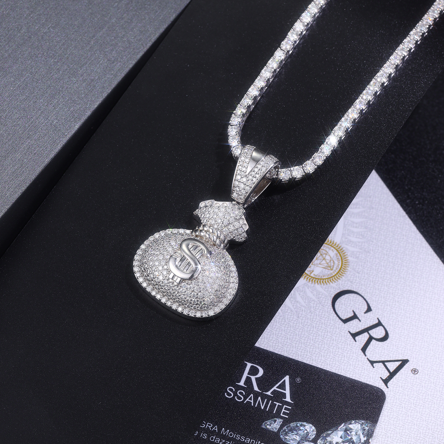Set With Top-quality Moissanite, This Luxurious And Fashionable Light Luxury Trend Jewelry